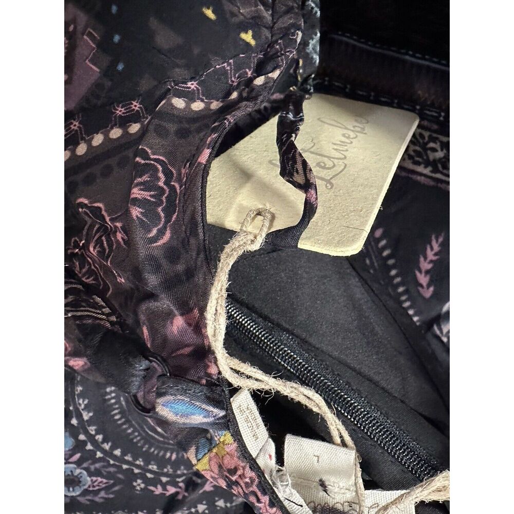 New Anthropologie Let Me Be Sheer Printed V-Neck Midi Dress Size L - Picture 9 of 9